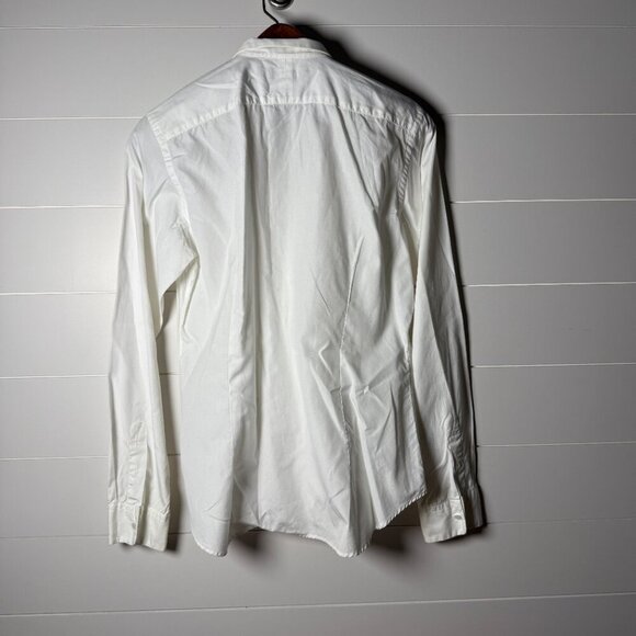 Ralph Lauren Black Label Bib Tuxedo Shirt Women's XL White Button Down - Picture 4 of 9